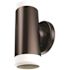 PROBRITE 75W Equivalent Integrated Bronze Outdoor LED Wall Pack Light, 1400 Lumens, 3000K