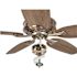 Hunter Channing 54 In. Lrd Indoor Easy Install Brushed Nickel Ceiling Fan