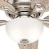 Hunter Channing 54 In. Lrd Indoor Easy Install Brushed Nickel Ceiling Fan