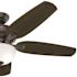 Hunter Channing 54 in. Hunter Express Indoor Noble Bronze Ceiling Fan with Remote and Light Kit Included