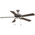 PRIVATE BRAND UNBRANDED Trice 52 in. LED Gunmetal Ceiling Fan with Light Kit