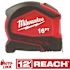 Milwaukee Compact Auto Lock 16 ft. SAE Tape Measure with Fractional Scale and 9 ft. Standout