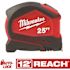 Milwaukee Compact Auto Lock 25 ft. SAE Tape Measure with Fractional Scale and 9 ft. Standout