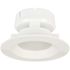 Westinghouse Direct Wire 4 in. 3000K Warm White Integrated LED Recessed Retrofit Smooth Baffle Trim