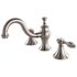 Kingston Brass Tudor 8 in. Widespread 2-Handle High-Arc Bathroom Faucet in Brushed Nickel