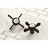 Kingston Brass Victorian Cross 8 in. Widespread 2-Handle Bathroom Faucet in Oil Rubbed Bronze