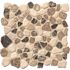 MSI Mix Marble Pebbles 11.42 in. x 11.42 in. x 10 mm Tumbled Marble Mosaic Tile (9 sq. ft. per case)