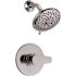 Peerless Xander 1-Handle Wall Mount Shower Faucet Trim Kit in Chrome (Valve Not Included)