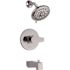 Peerless Xander 1-Handle Wall-Mount Tub and Shower Faucet Trim Kit in Chrome (Valve Not Included)