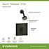 Symmons Duro Single Handle 1-Spray Shower Trim in Matte Black - 1.5 GPM (Valve not Included)