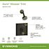 Symmons Duro Single Handle 1-Spray Shower Trim in Matte Black - 1.5 GPM (Valve not Included)