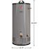 Rheem Medium Duty 100 Gal. 76K BTU Low NOx (LN) Natural Gas Commercial Water Heater