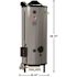 Rheem Commercial Universal Heavy Duty 82 Gal. Tall 3-Year 156k BTU Natural Gas Tank Water Heater