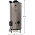 Rheem Universal Heavy Duty 91 Gal. 199.9K BTU Natural Gas Commercial Water Heater