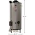 Rheem Commercial Universal Heavy Duty 65 Gal. Tall 3-Year 360k BTU Natural Gas Tank Water Heater