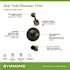 Symmons Dia Single-Handle Wall-Mounted Tub and Shower Trim Kit in Matte Black - 1.5 GPM (Valve not Included)