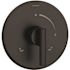 Symmons Dia Shower Valve Trim in Matte Black (Valve not Included)