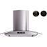 Winflo 30 in. Convertible Wall Mount Range Hood with Mesh and Charcoal Filters and Stainless Steel Panel