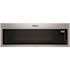 Whirlpool 1.1 cu. ft. Over the Range Low Profile Microwave Hood Combination in Stainless Steel