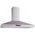 Winflo 36 in. Convertible Wall Mount Range Hood in Stainless Steel with Mesh Filter and Stainless Steel Panel