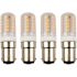 Newhouse Lighting 20-Watt Equivalent T5 with BA15D Base, 120-Volt LED Light Bulb Warm White (4-Pack)