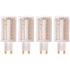 Newhouse Lighting 50-Watt Equivalent G9 Dimmable LED Light Bulb Warm White (4-Pack)