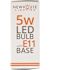 Newhouse Lighting 60-Watt Equivalent E11 120-Volt 3000K Non-Dimmable Mini-Candelabra Base LED Light Bulbs Warm White (4-Pack)