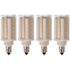 Newhouse Lighting 60-Watt Equivalent E11 120-Volt 3000K Non-Dimmable Mini-Candelabra Base LED Light Bulbs Warm White (4-Pack)