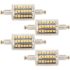 75-Watt Equivalent T3 LED Bulb Halogen Replacement Light Bulb, Double-Ended RSC Base, Non-Dimmable, Soft White (4-Pack)