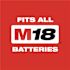 Milwaukee M18 FUEL 16 in. 18V Lithium-Ion Brushless Battery Chainsaw Kit with 12.0 Ah Battery and M18 Rapid Charger