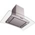 Winflo 30 in. Convertible Island Mount Range Hood in Stainless Steel and Glass with Mesh Filter and Stainless Steel Panel
