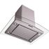 Winflo 36 in. Convertible Island Mount Range Hood in Stainless Steel and Glass with Mesh Filters and Stainless Steel Panel
