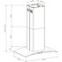 Winflo 36 in. Convertible Island Mount Range Hood in Stainless Steel and Glass with Mesh Filters and Stainless Steel Panel