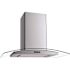 Winflo 36 in. Convertible Island Mount Range Hood in Stainless Steel and Glass with Mesh Filters and Stainless Steel Panel