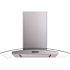 Winflo 36 in. Convertible Island Mount Range Hood in Stainless Steel and Glass with Mesh Filters and Stainless Steel Panel