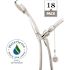 ShowerStart 3-Spray with Hot Water Saving Thermostatic Valve Wall Mount Handheld Shower Head 1.5 GPM in Chrome, 18-Pack