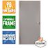 Armor Door 36 in. x 84 in. Right-Hand Adjustable Metal Frame and Door for 4-1/2 in. to 7-3/4 in. Finished Wall Thickness