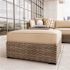 Hampton Bay Commercial Gray Wicker Left Arm, Right Arm or Corner Outdoor Sectional Chair