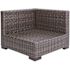 Hampton Bay Commercial Gray Wicker Left Arm, Right Arm or Corner Outdoor Sectional Chair