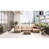 Hampton Bay Commercial Gray Wicker Armless Middle Outdoor Sectional Chair