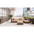 Hampton Bay Commercial Dark Brown Wicker Armless Middle Outdoor Sectional Chair