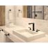 Symmons Duro 8 in. Widespread 2-Handle Bathroom Faucet with Pop-Up Drain Assembly in Matte Black