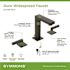 Symmons Duro 8 in. Widespread 2-Handle Bathroom Faucet with Pop-Up Drain Assembly in Matte Black