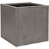 Vasesource 39 in. x 17 in. Black Tapered Square Fiber-Stone Planter/Pot