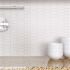 MSI Retro Bianco Picket 12 in. x 14 in. x 0.31 in. Polished Porcelain Mesh-Mounted Floor and Wall Tile (10.5 sq. ft./Case)