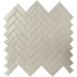 MSI Retro Bianco Herringbone 11 in. x 12 in. x 0.24 in. Porcelain Mesh-Mounted Mosaic Tile (13.8 sq. ft./Case)