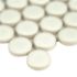 MSI Bianco Penny Round 12 in. x 13 in. x 0.24 in. Glossy Ceramic Mesh-Mounted Mosaic Tile (14.36 sq. ft./Case)