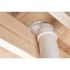 Oatey 3 in. PVC Open Offset Toilet Flange with Stainless Steel Ring