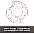 Oatey 3 in. PVC Open Offset Toilet Flange with Stainless Steel Ring