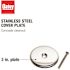 Oatey 3 in. Stainless Steel Flat Cleanout Cover Plate